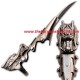Decorative Dragon Head Iron Reaver Claw Ring Knife & Armor Finger w/ 440 Blade